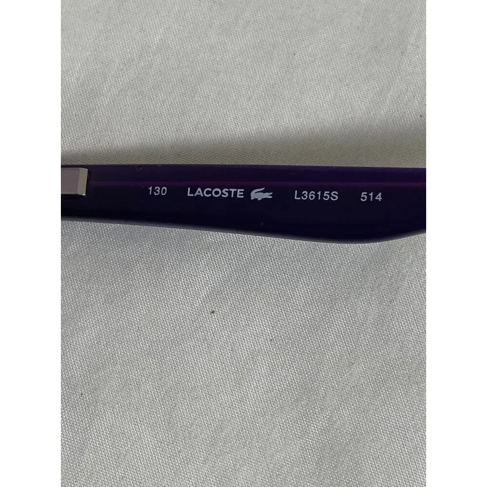 Lacoste Sunglasses For Youth/Junior Unisex L3615S 514 Purple NWOT